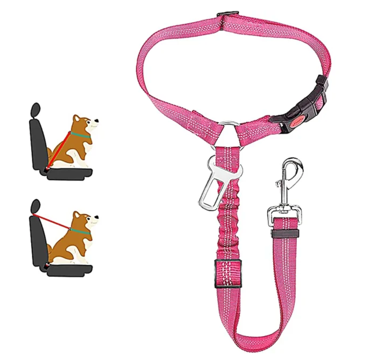 Anti-shock Two-in-one Dog Safety Belt