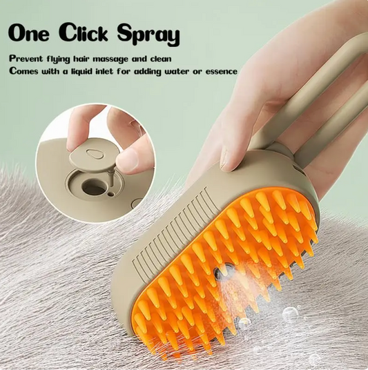 Electric Steamy Pet Brush