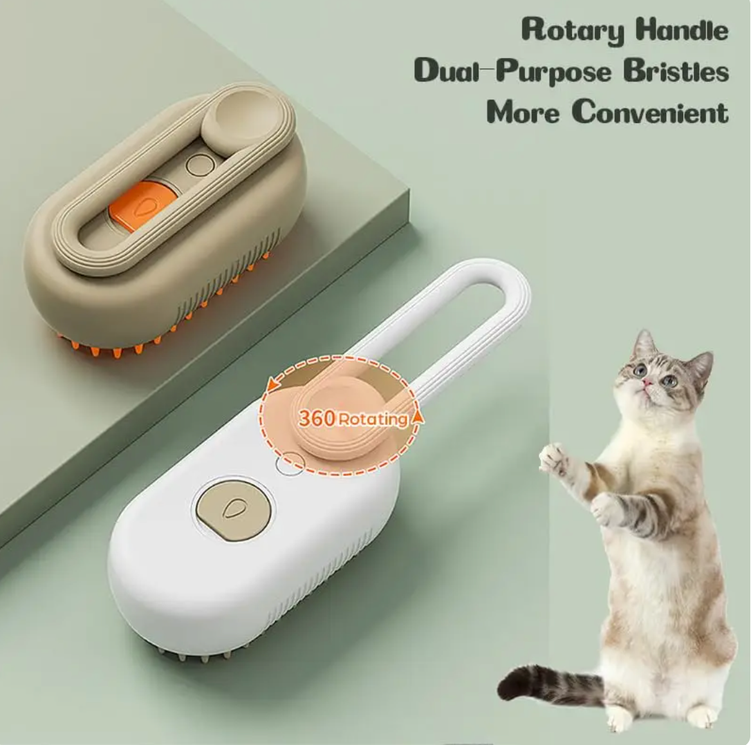 Electric Steamy Pet Brush